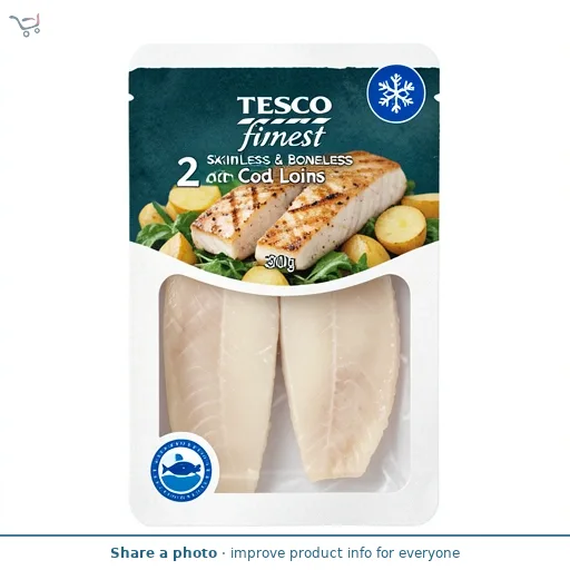 Tesco Finest 2 Skinless & Boneless Cod Loins 300g