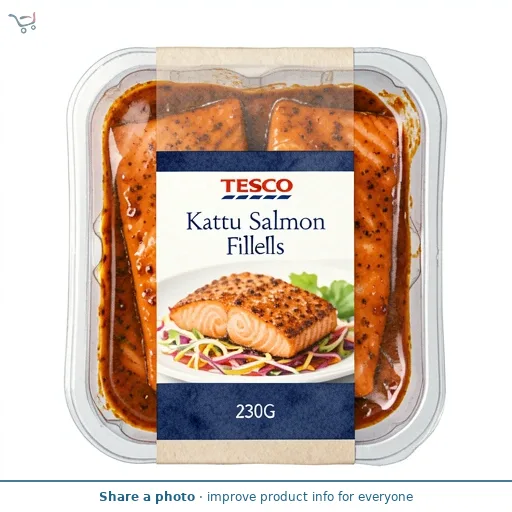 Tesco Katsu Salmon Fillets 230G