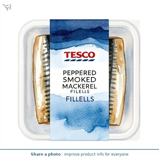 Tesco Peppered Smoked Mackerel Fillets