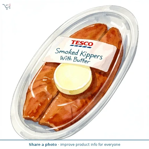 Tesco Smoked Kippers With Butter