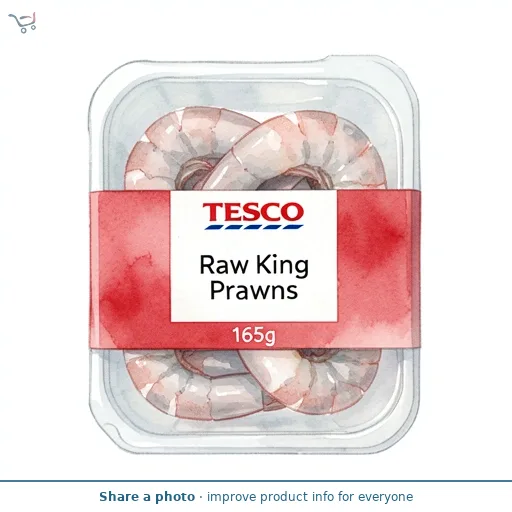 Tesco Raw King Prawns 165g