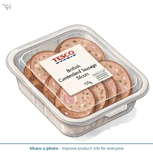 Tesco British Cumberland Sausage Slices 150g