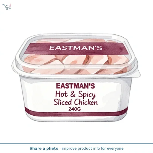 Eastman's Hot & Spicy Sliced Chicken 240G