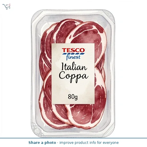 Tesco Finest Italian Coppa 80g