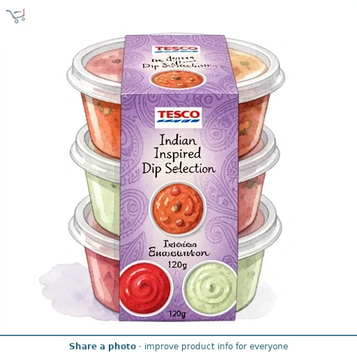 Tesco Indian Inspired Dip Selection 120g