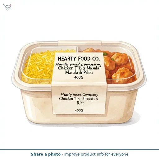 Hearty Food Company Chicken Tikka Masala & Pilau Rice 400G