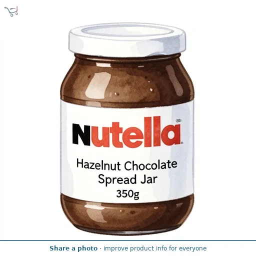 Nutella Hazelnut Chocolate Spread 350G
