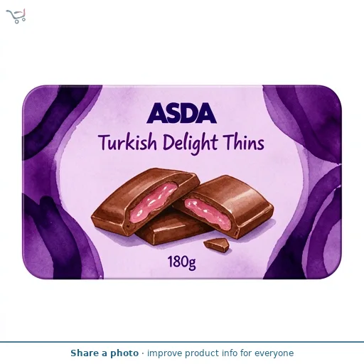 ASDA Turkish Delight Thins 180g