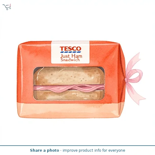 Tesco Just Ham Sandwich