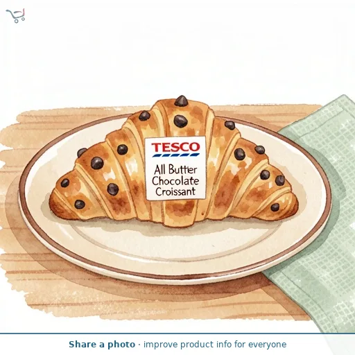 Tesco All Butter Chocolate Croissant