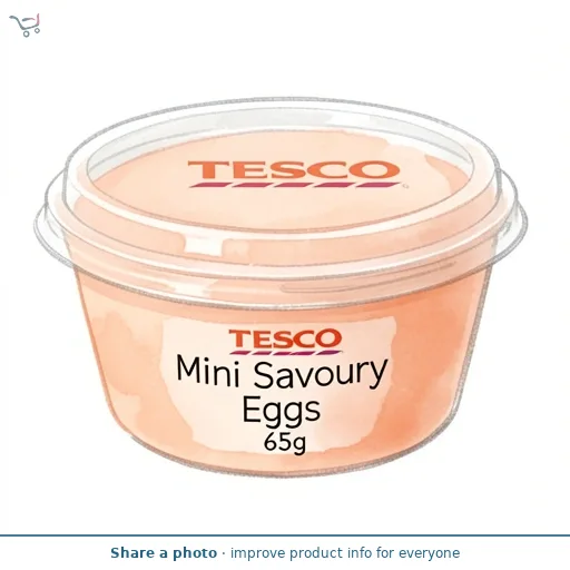 Tesco Mini Savoury Eggs 65g