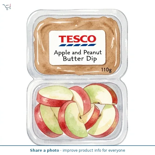 Tesco Apple and Peanut Butter Dip 110g