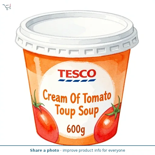 Tesco Cream Of Tomato Soup 600g