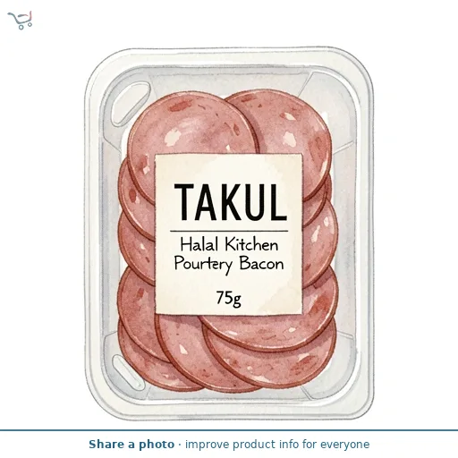 Takul Halal Kitchen Poultry Bacon 75g