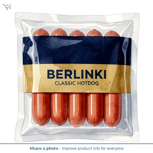 Berlinki Classic Hotdog 300g