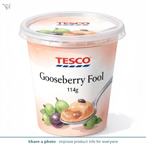 Tesco Gooseberry Fool 114g