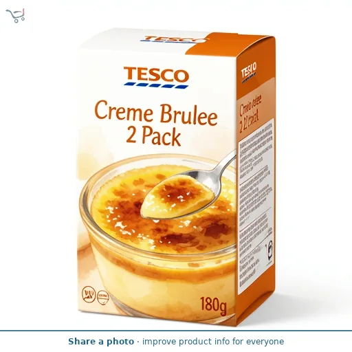 Tesco Creme Brulee 2 Pack 180g