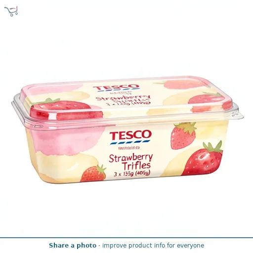 Tesco Strawberry Trifles 3 x 135g (405g)