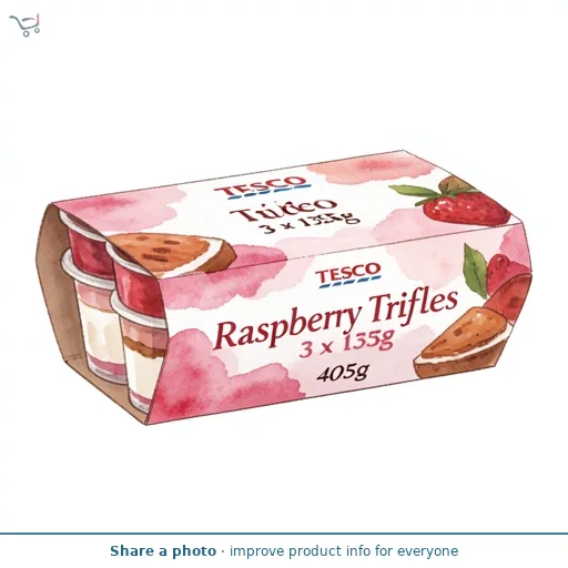 Tesco Raspberry Trifles 3 x 135g 405g