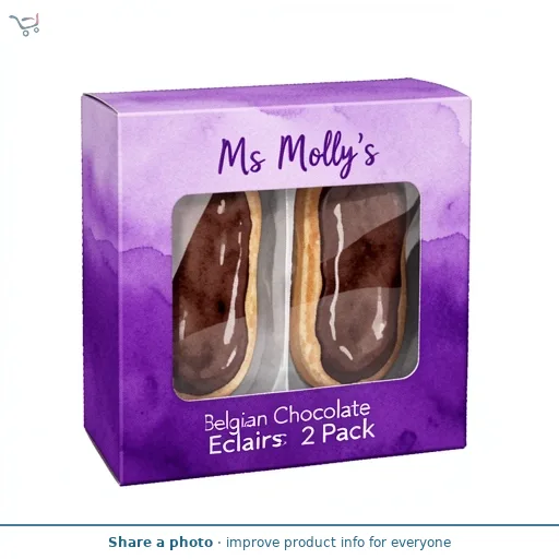 Ms Molly's Belgian Chocolate Eclairs 2 Pack