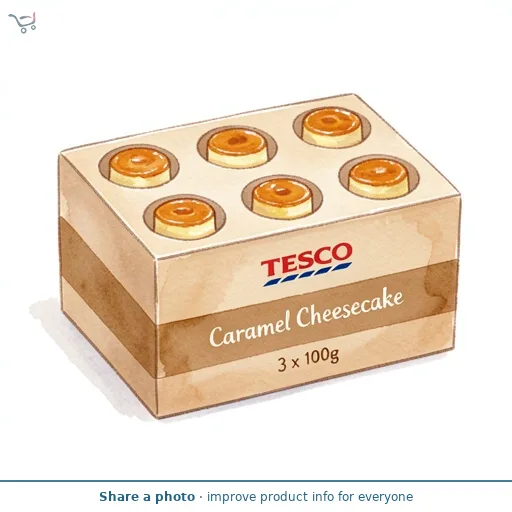 Tesco Caramel Cheesecake 3 x 100g