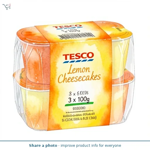 Tesco Lemon Cheesecakes 3 x 100g