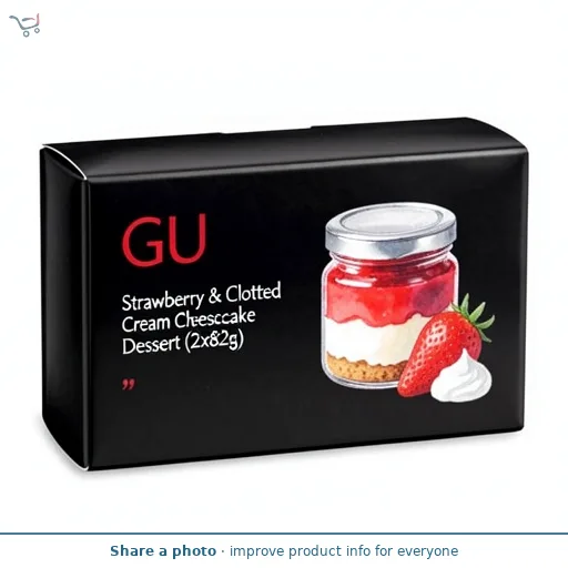 Gu Strawberry & Clotted Cream Cheesecake Dessert (2x82g)