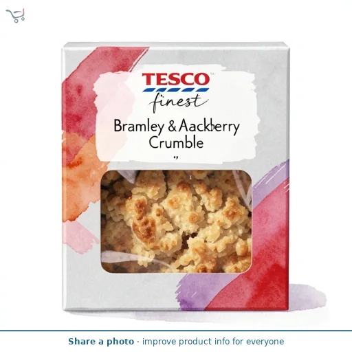 Tesco Finest Bramley Apple & Blackberry Crumble