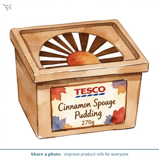 Tesco Cinnamon Sponge Pudding 270g