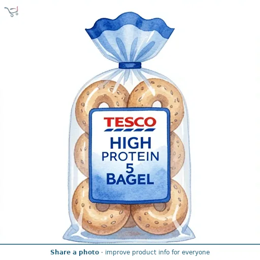 Tesco High Protein Bagels 5 Pack