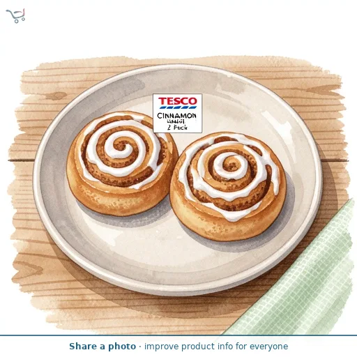 Tesco Cinnamon Swirls 2 Pack