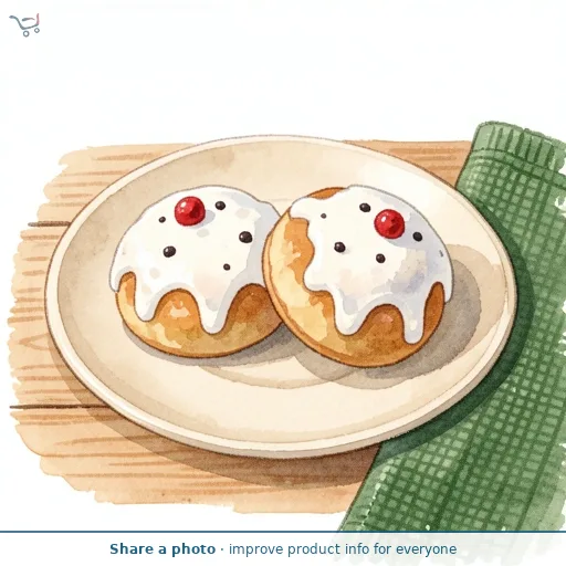 Tesco Belgian Buns 2 Pack