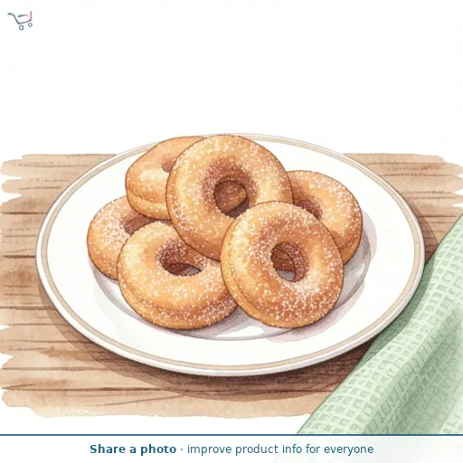 Tesco 5 Sugar Ring Doughnuts