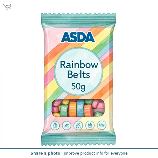 ASDA Rainbow Belts 50g