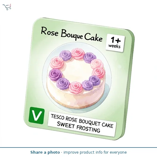 Tesco Rose Bouquet Cake