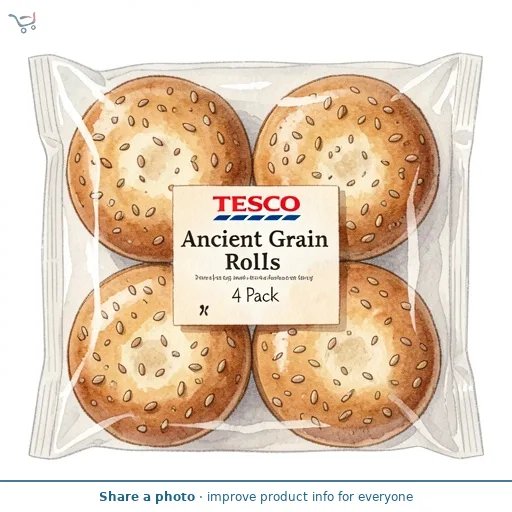 Tesco Ancient Grain Rolls 4 Pack