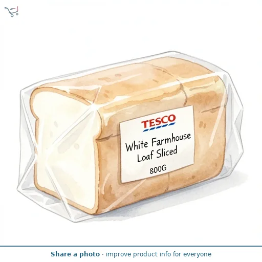White Farmhouse Loaf Sliced 800G