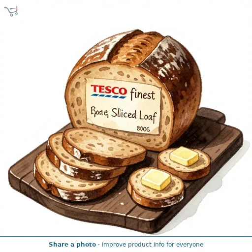 Tesco Finest Spelt and Rye Sliced Loaf 800G