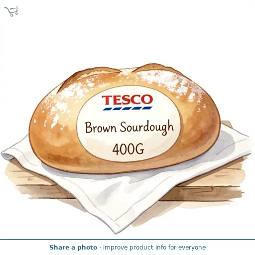Tesco Brown Sourdough 400G