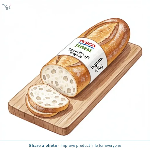 Tesco Finest White Sourdough Baguette 400g
