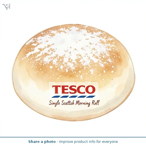 Tesco Single Scottish Morning Roll