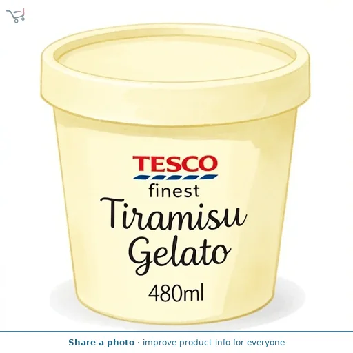 Tesco Finest Tiramisu Gelato 480ml