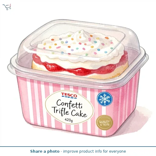 Tesco Confetti Trifle Cake 420g