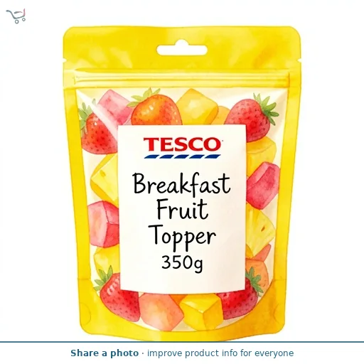 Tesco Breakfast Fruit Topper 350g