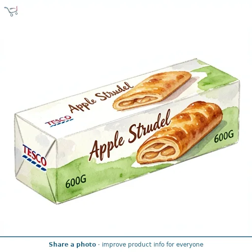 Tesco Apple Strudel 600G