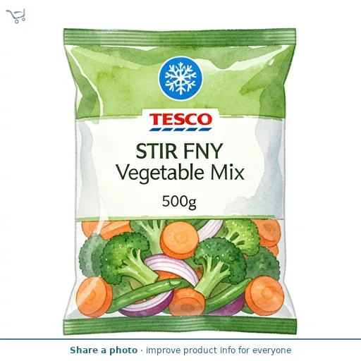 Tesco Stir Fry Vegetable Mix 500g
