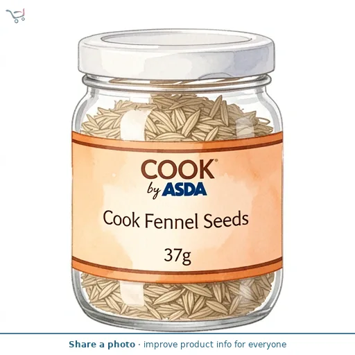 COOK by ASDA Cook Fennel Seeds 37g