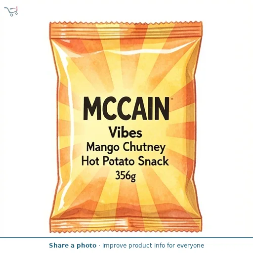 McCain Vibes Mango Chutney Hot Potato Snack 356g