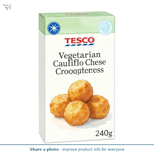Tesco Vegetarian Cauliflower Cheese Croquettes 240g