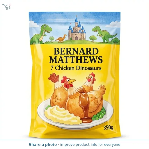 Bernard Matthews 7 Chicken Dinosaurs 350g